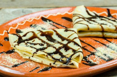 Krep ile krem çikolata