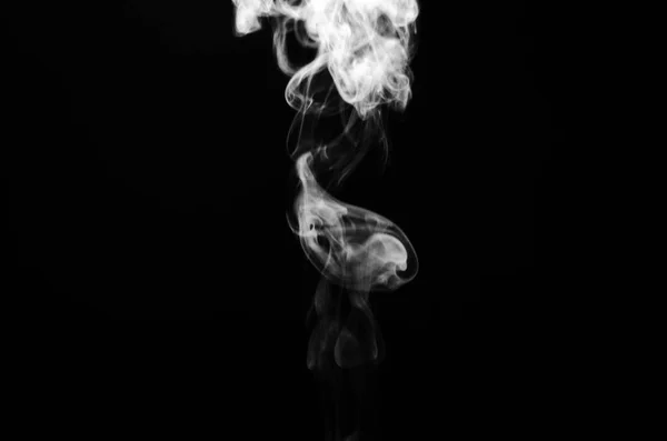 Smoke on black background — Stock Photo, Image