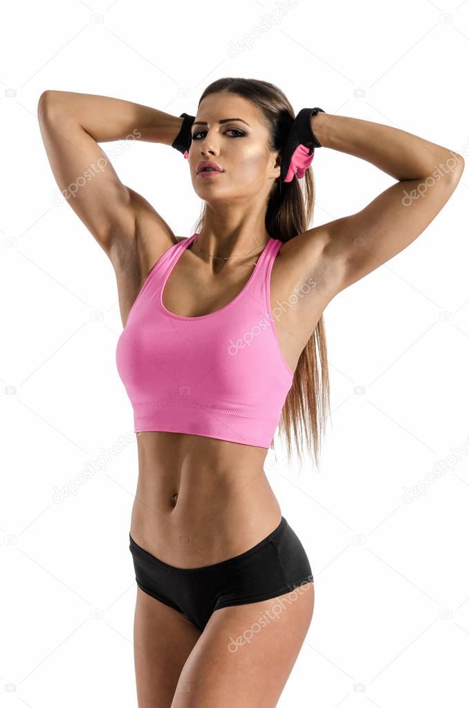 fitness trainer in underwear