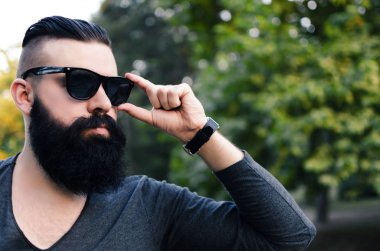hipster başarılı adam portresi