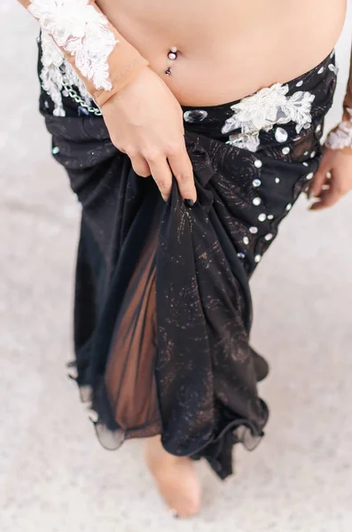 A kristályok gyönyörű szoknya. — Stock Fotó