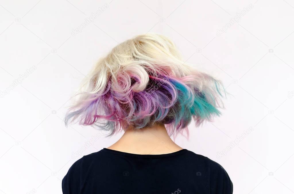 Rainbow or unicorn haircut 