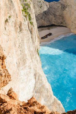 Yunanistan ada Navagio