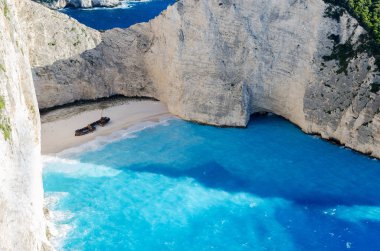 Navagio beach eski gemi