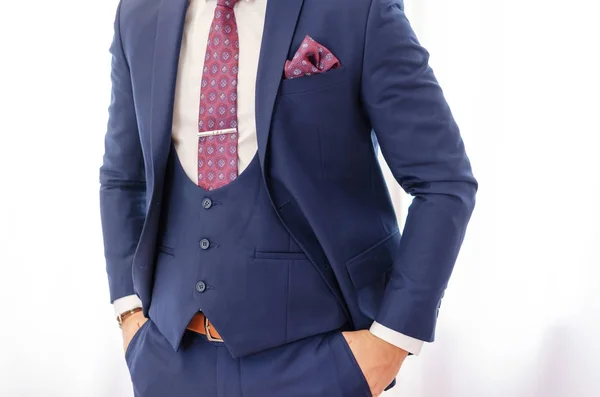 Perfecte gentleman in pak — Stockfoto