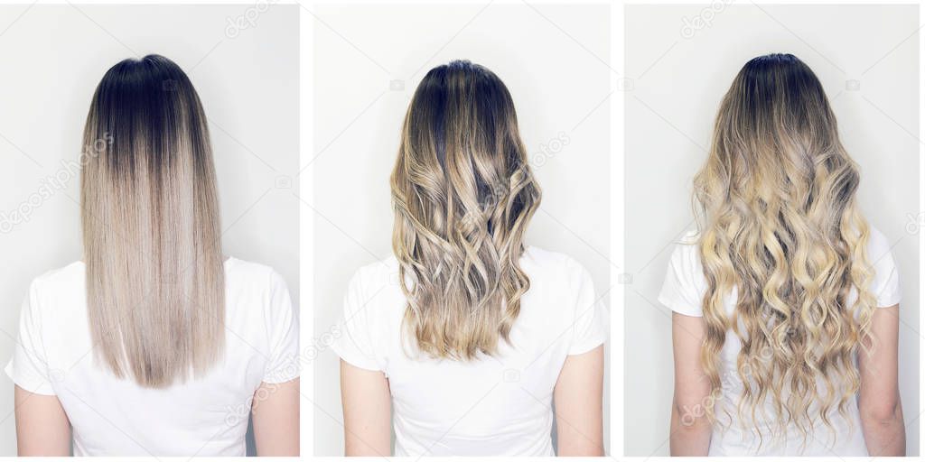 Tutorial antes y después del peinado. Peluquería haciendo increíbles