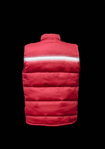 Working Uniform Red Vest Protective Reflective Tape — Stock Photo, Image