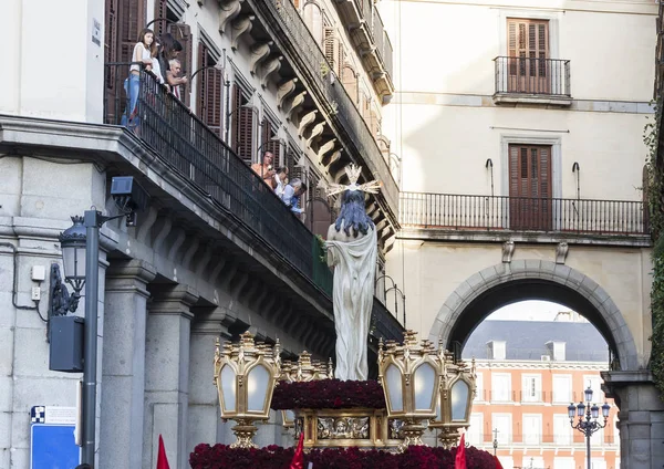 Jézus el cautivo, a felvonulás a Szent hét, Madridban, 2017. április 13. — Stock Fotó