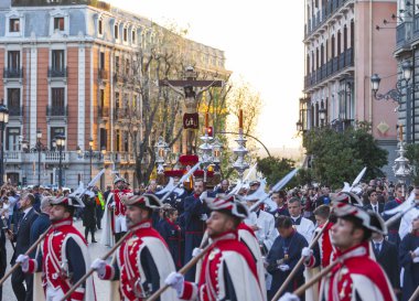 Cristo de los Alabarderos, kutsal hafta Mad içinde alay