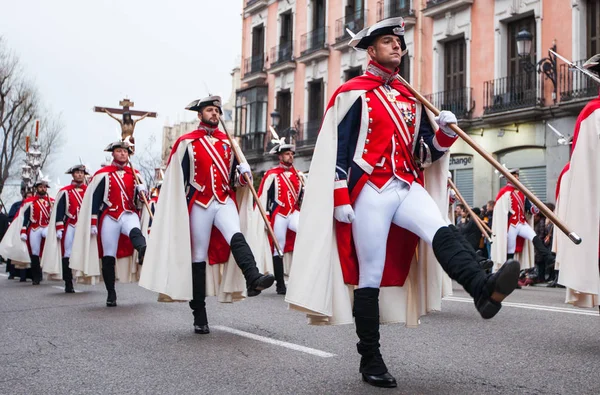 "Cristo de los Alabarderos, "guardia militar de halberdiers en — Foto de Stock