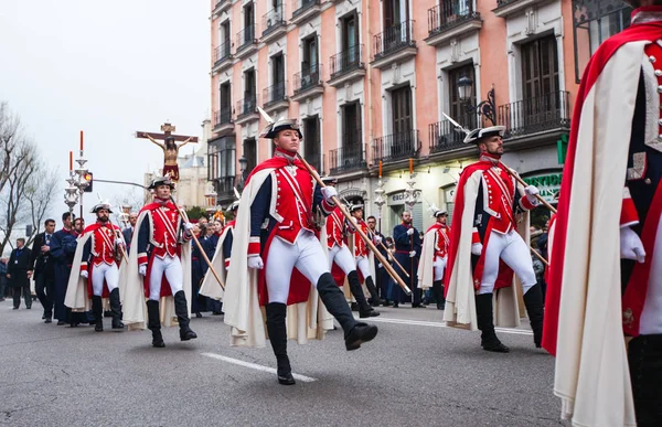 "Cristo de los Alabarderos, "guardia militar de halberdiers en — Foto de Stock