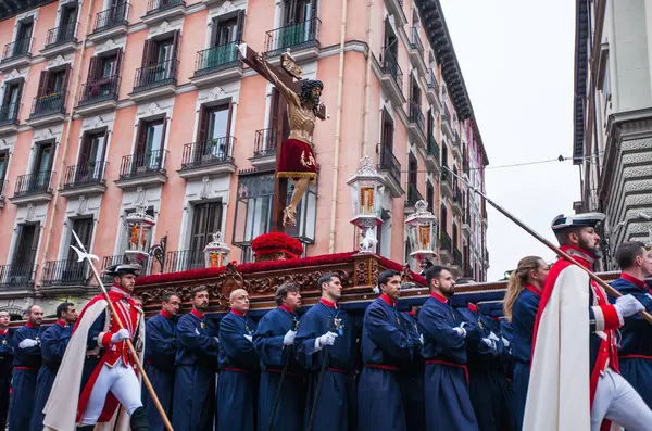 "Cristo de los Alabarderos ", procesión de Semana Santa de Madrid , —  Fotos de Stock