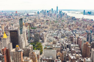 New York City - ABD - 23 Ağustos 2017. Polin havadan görünümü