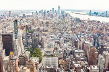 New York City - ABD - 23 Ağustos 2017. Polin havadan görünümü