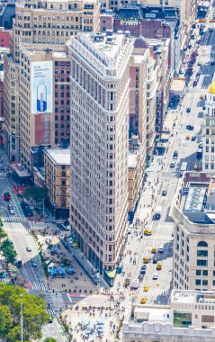 New York City - ABD - 23 Ağustos 2017. Polin havadan görünümü