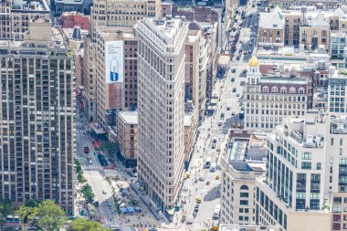 New York City - ABD - 23 Ağustos 2017. Polin havadan görünümü