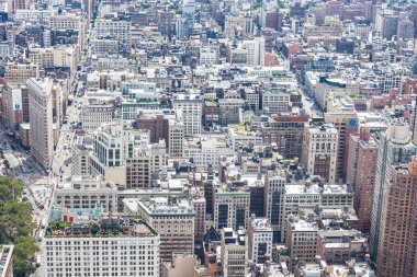 New York City - ABD - 23 Ağustos 2017. Polin havadan görünümü