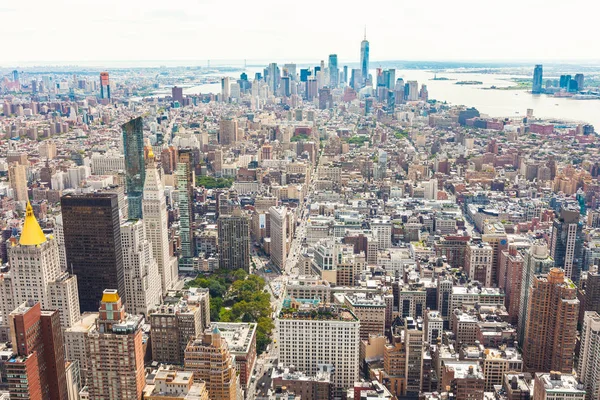 New York City - ABD - 23 Ağustos 2017. Polin havadan görünümü