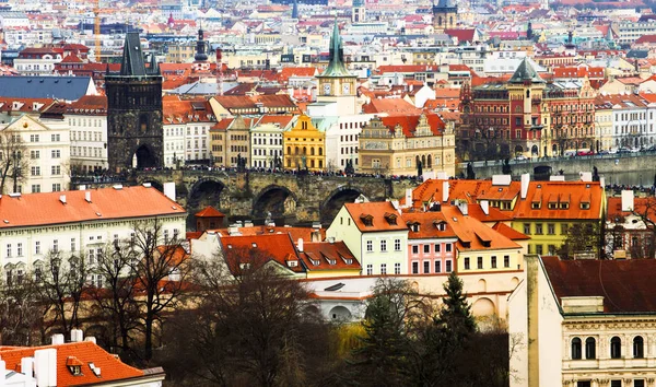 Prag, Tjeckien, turist koncept, resor i Europa, är — Stockfoto