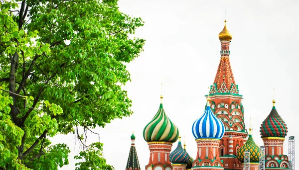 Panoramic görüntülemek Moskova Kızıl Meydan Kremlin kuleleri üzerinde İsa S — Stok fotoğraf