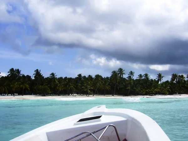 Playa saona beach dominican republic caribbean — Stock Photo, Image