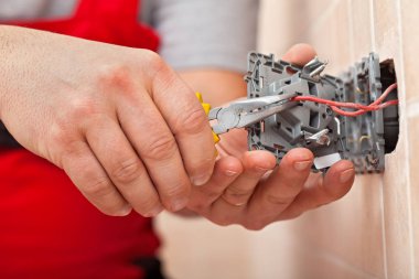 Teller elektrikli duvar fikstür veya s Montaj elektrikçi