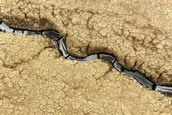 土壌浸食の詳細 — ストック写真