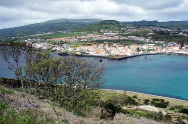 Faial Island.Horta üzerinde Azores.Spring.