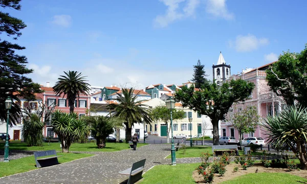Faial Island.Azores üzerinde Horta.Town.
