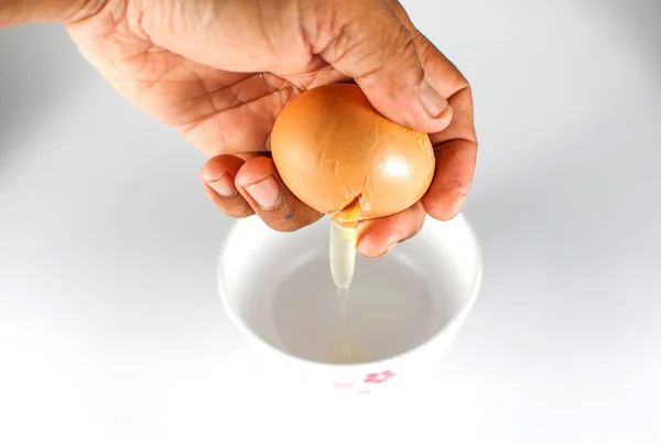 먹기 위한 계란 치킨 로열티 프리 스톡 사진