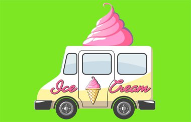 Dondurma arabası.