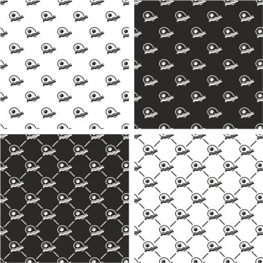 Pastırma ve yumurta kahvaltı Seamless Modeli ayarla