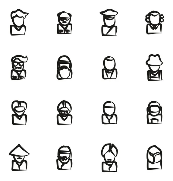 Avito Icons 3 Freehand — стоковый вектор