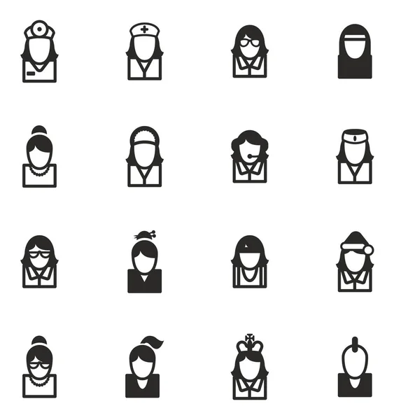 Conjunto de iconos Avatar 5 — Vector de stock