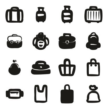 Çanta simgeler serbest dolgu 