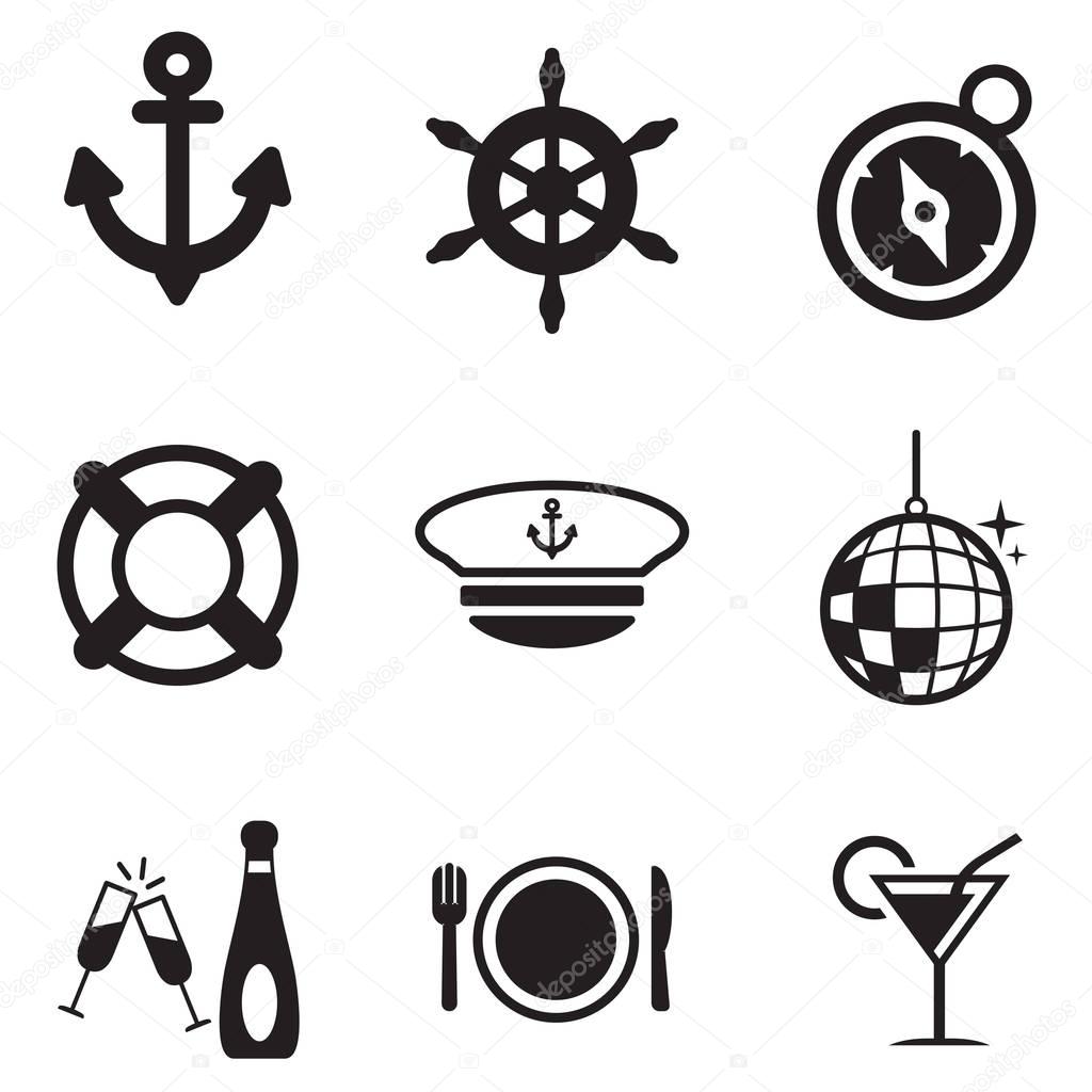 Boat Cruise Icons