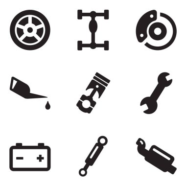 Araba mekanik simgeler