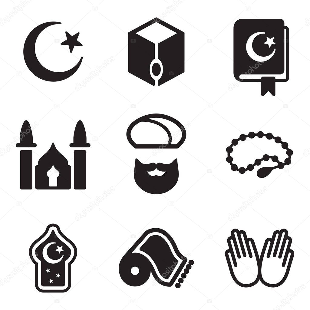 Islamic Icons Black & White