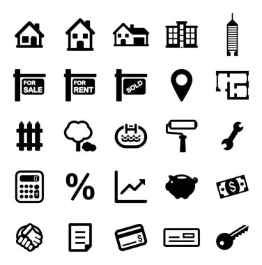 Emlak piyasası simgeler