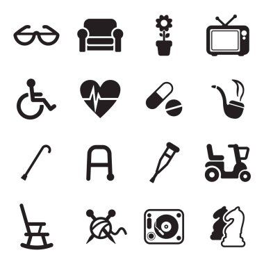 Üst düzey insanlar simgeler