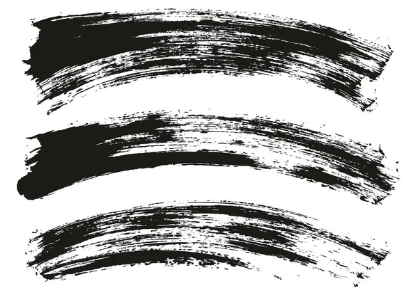 Плоская Краска Кисть Тонкий Изогнутый Фон Высокая Детализация Абстрактный Векторный — стоковый вектор
