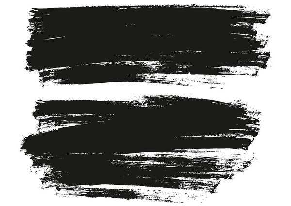 Flat Paint Brush Thin Full Background High Detail Abstract Vector Background Set 