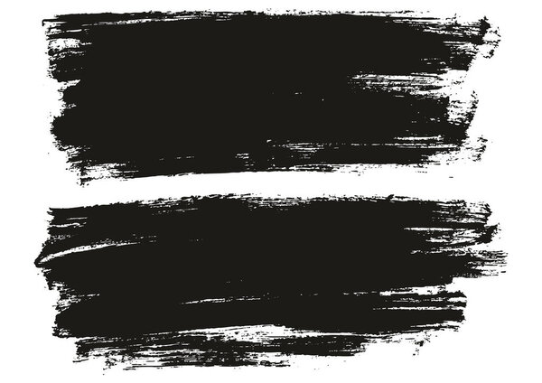 Flat Paint Brush Thin Full Background High Detail Abstract Vector Background Set 