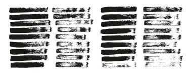 Düz Boya Fırçası İnce Çizgiler Yüksek Detay Soyut Vektör Arkaplanı Ayarları 