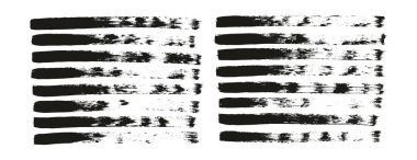 Düz Boya Fırçası İnce Çizgiler Yüksek Detay Soyut Vektör Arkaplanı Ayarları 