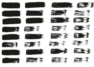 Düz Boya Fırçası İnce Çizgiler Yüksek Detay Soyut Vektör Arkaplanı Ayarları 