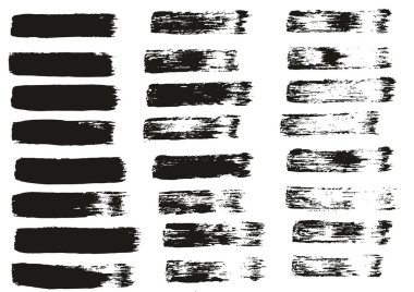 Düz Boya Fırçası İnce Çizgiler Yüksek Detay Soyut Vektör Arkaplanı Ayarları 