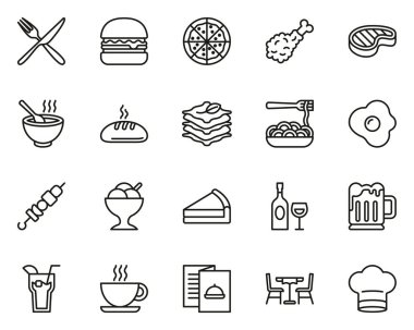 Öğlen Simgeleri İnce Satır Büyük Ayarla