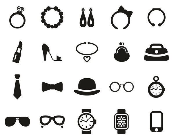 Аксессуары Icons Black & White Set Big
