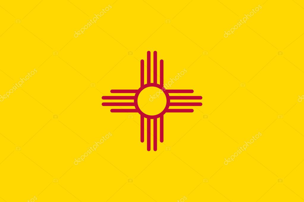 Mappa E Bandiera Del New Mexico Illustrazione Di Stock - Illustrazione - Foto 13